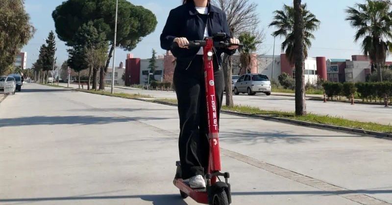 ADÜ Merkez Kampüsünde Elektrikli Scooter Hizmeti Başladı