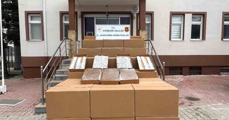 Kırşehir'de 4 Milyon TL Değerinde Kaçak Makaron Yakalandı