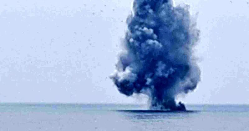 Ünye'de İnsansız Deniz Aracı Güvenli Şekilde İmha Edildi