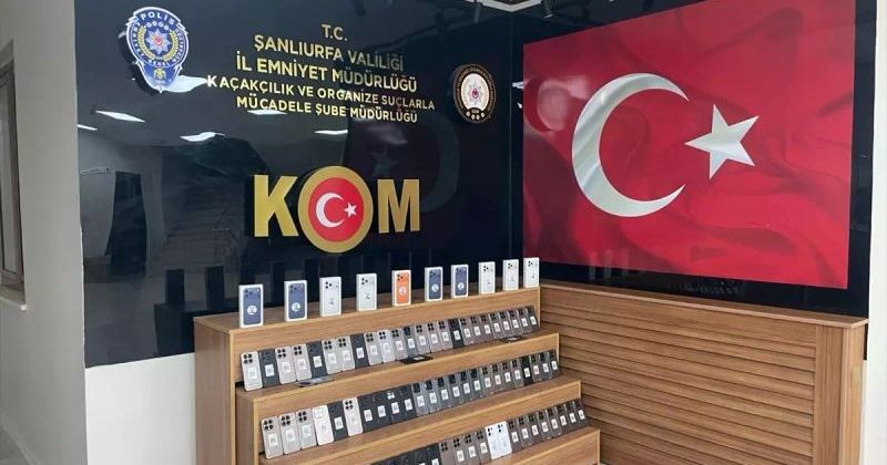 Şanlıurfa'da 85 Kaçak Cep Telefonu Ele Geçirildi, Bir Kişi Tutuklandı