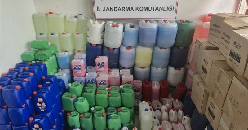 Edirne Uzunköprü'de 4.613 Litre Sahte Deterjan Ele Geçirildi