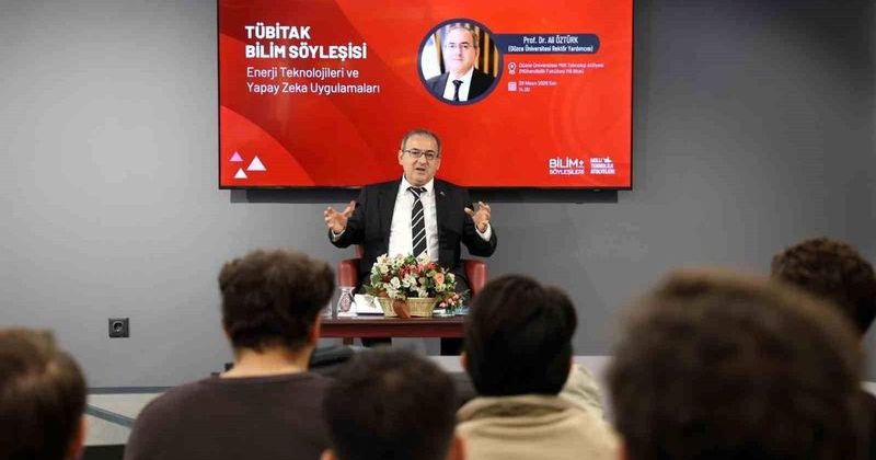Prof. Dr. Ali Öztürk, Enerji Teknolojileri ve Yapay Zeka Uygulamaları Konusunda Bilgi Paylaştı
