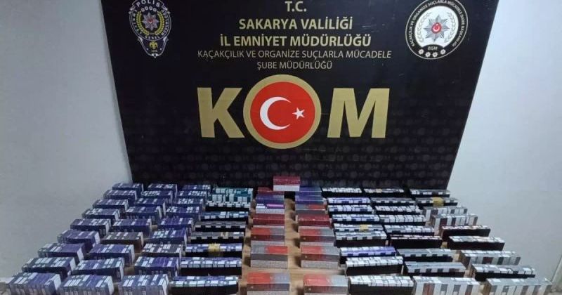 Sakarya'da 16 Bin Kaçak Elektronik Sigara Ele Geçirildi, 2 Kişi Gözaltında