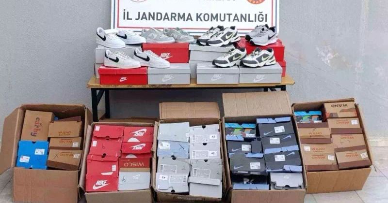 Aydın'da Jandarma 91 Sahte Ayakkabıya El Koydu