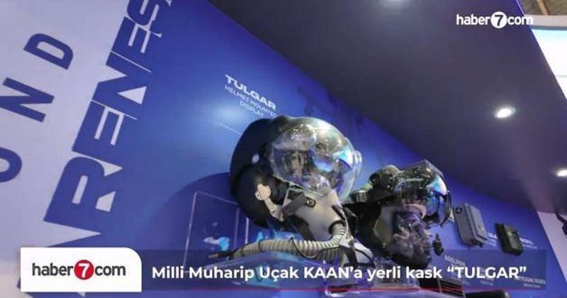 ASELSAN'ın TULGAR Kaskı, KAAN Pilotları İçin SAHA 2026'da Tanıtıldı