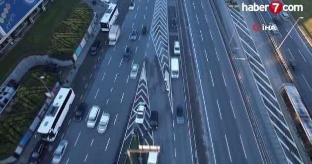 Zeytinburnu'nda Dron Destekli 'Kaynakçı' Trafik Denetimi Gerçekleştirildi